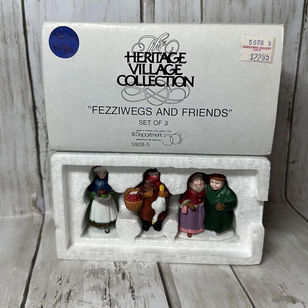Department 56 Fezziwigs and Friends Set of 3 Mini‎ Figurines ERROR